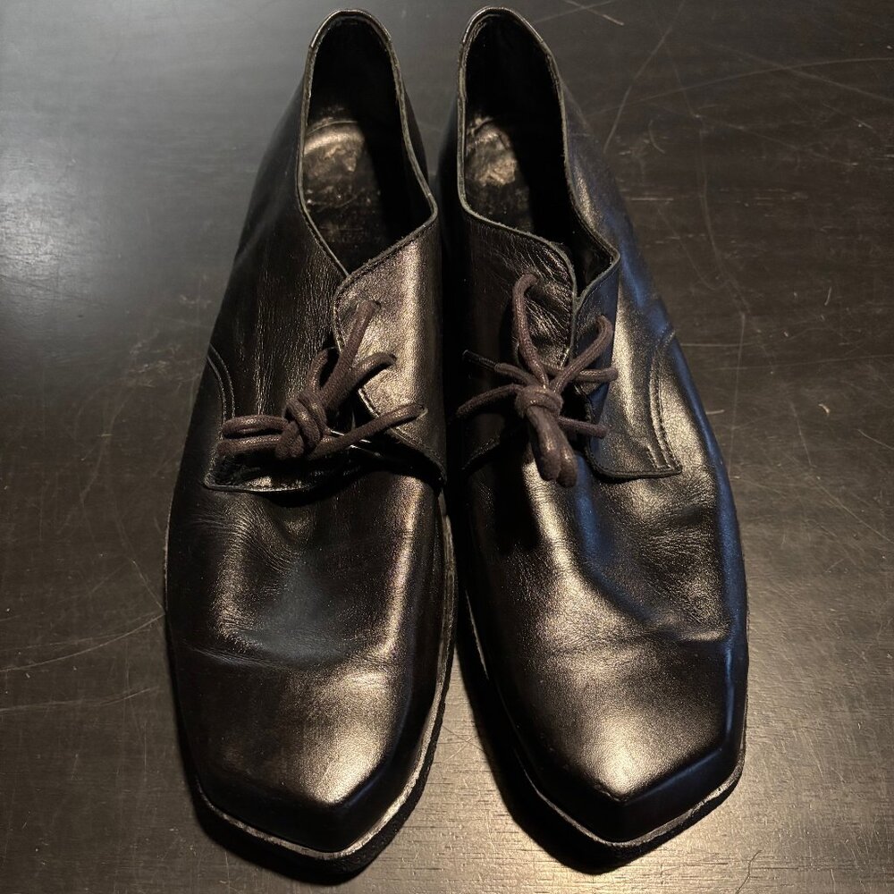 Yohi Yamamoto Black Leather Dress Shoes